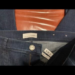 Loft Utility Skinny Jeans in Dark Indigo Wash size 30 (10)